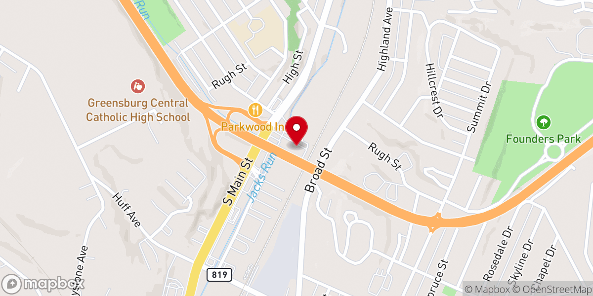 Map showing location of Charter Oak Church Crossroads Campus
