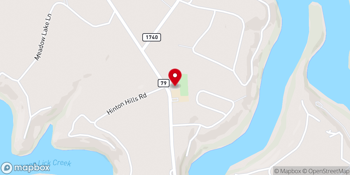 Map showing location of St Anthony Church & Rectory