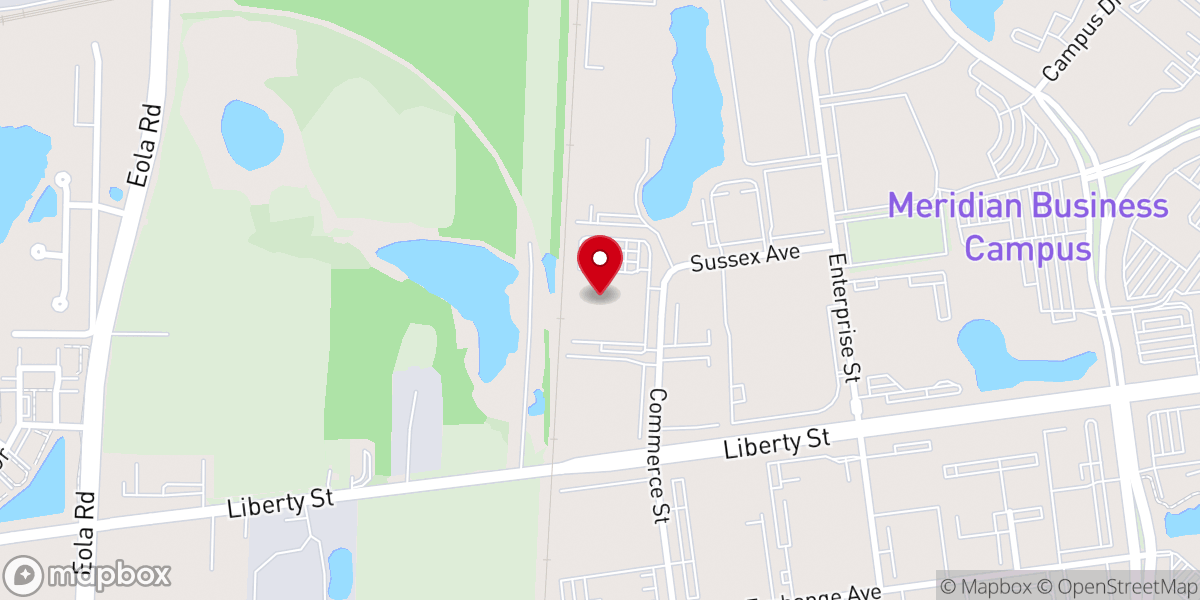 Map showing location of Samaritan's Purse Midwest Ministry Center