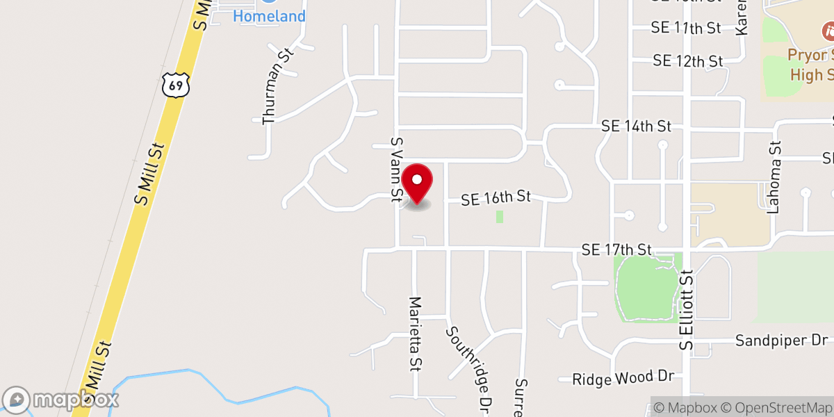 Map showing location of ST MARK CATHOLIC CHURCH
