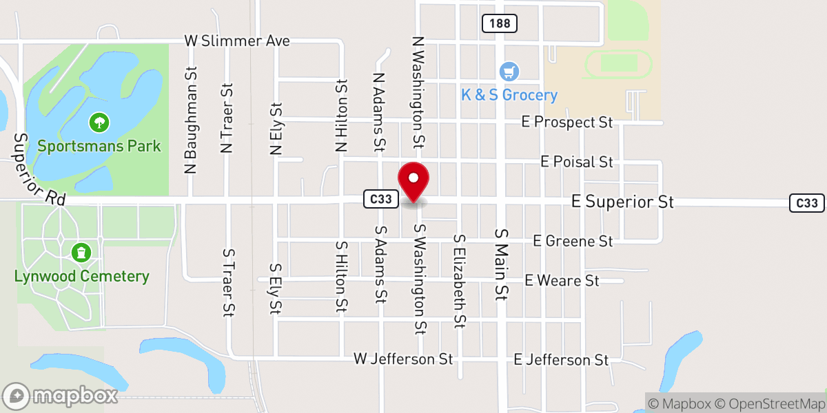 Map showing location of Clarksville United Methodist Church