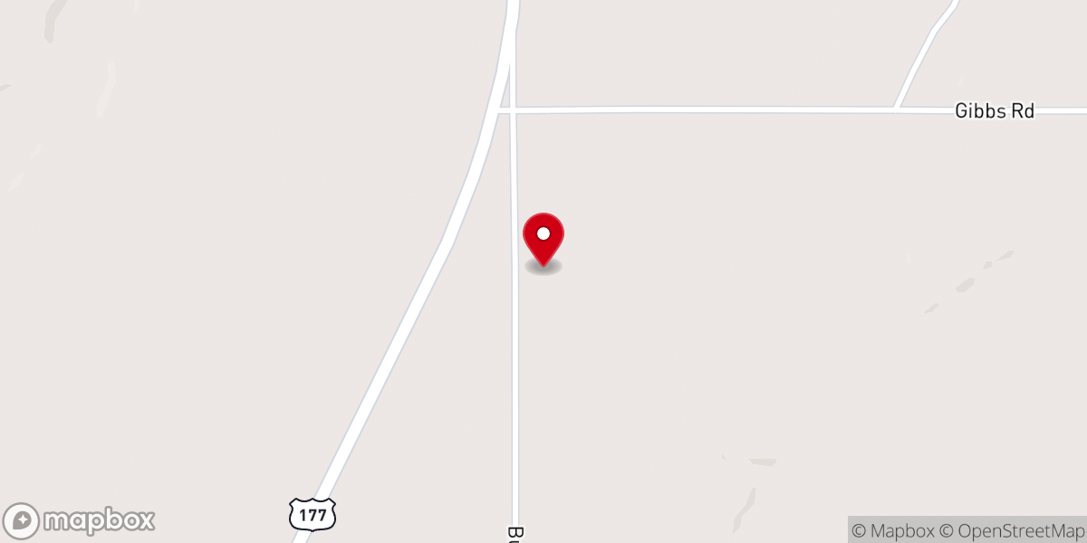 Map showing location of Baum Church