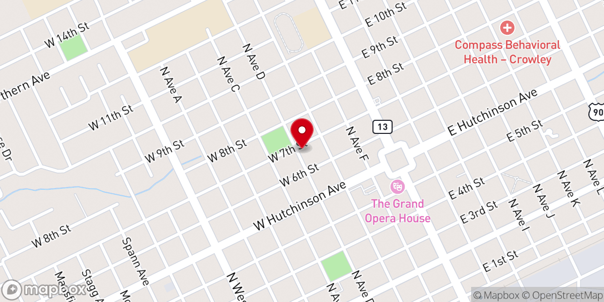 Map showing location of Lords Harvest Ministries Inc
