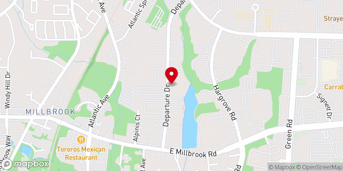 Map showing location of River Oaks Community Church