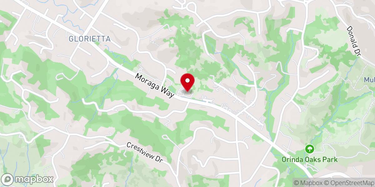 Map showing location of Berkeley Korean United Methodist Church