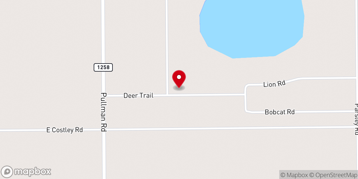 Map showing location of Pullman Baptist church