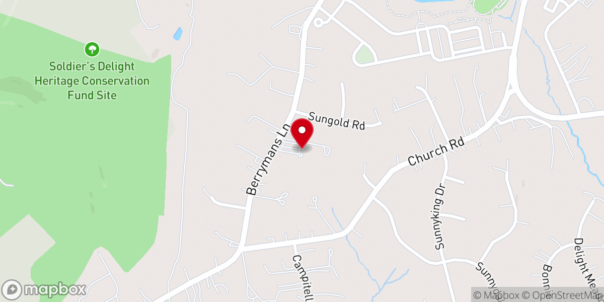 Map showing location of Messiah Community Church