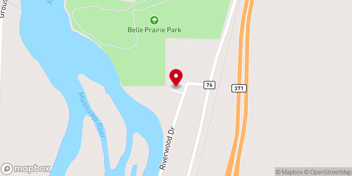 Map showing location of Holy Family Parish