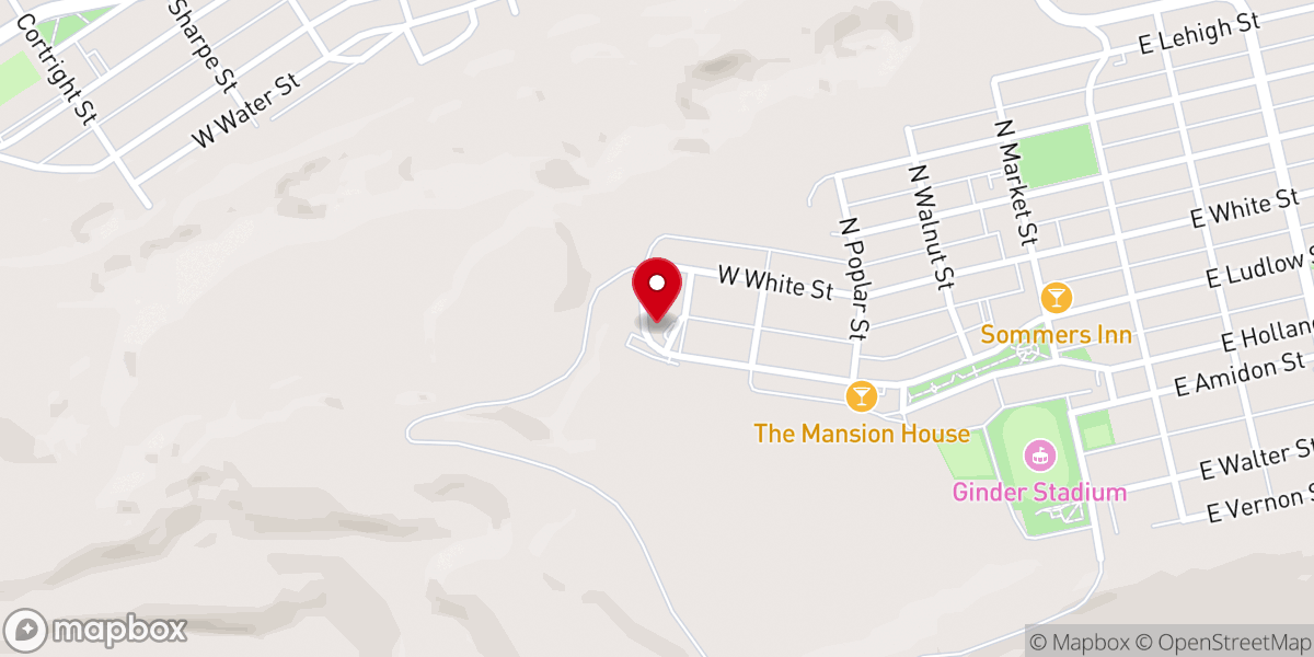 Map showing location of St Joseph's Church of the Panther Valley