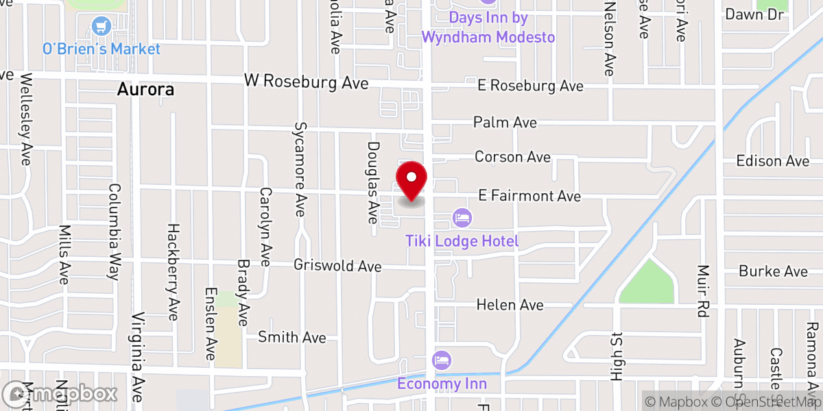 Map showing location of Celebration Center