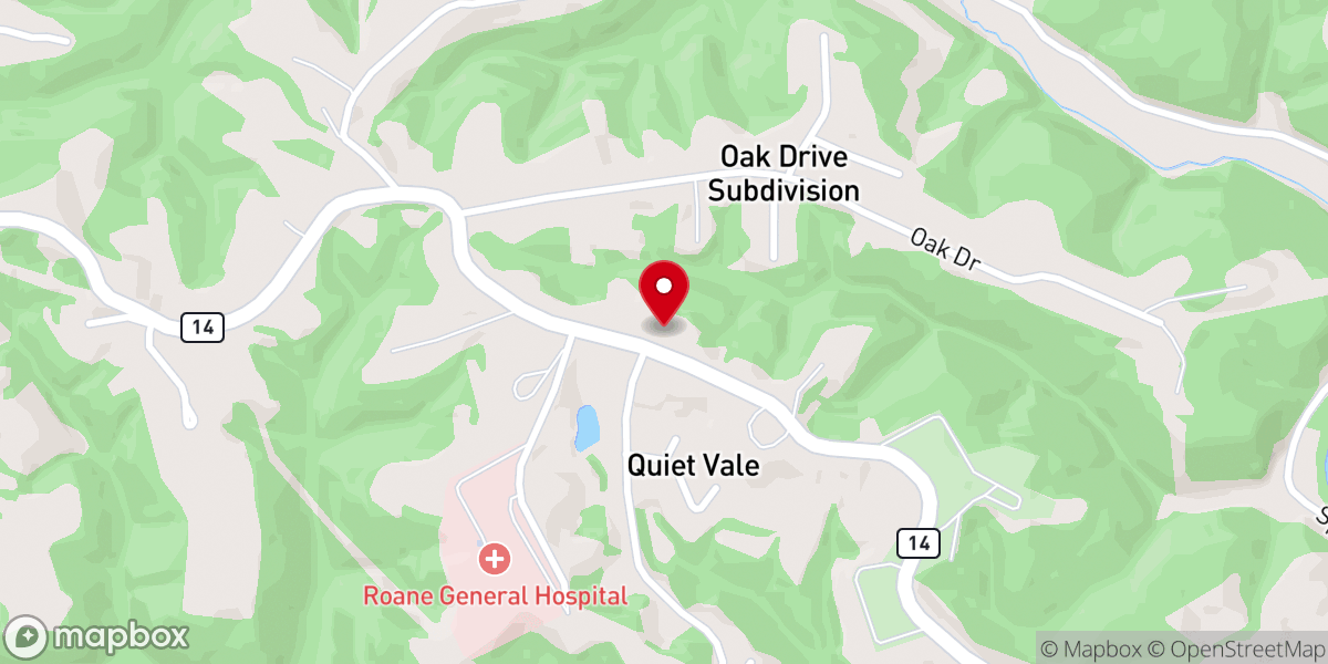 Map showing location of Holy Redeemer Catholic Church