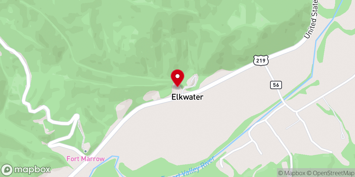 Map showing location of Markley Chapel
