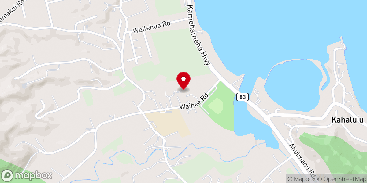 Map showing location of Hāmama Community Church