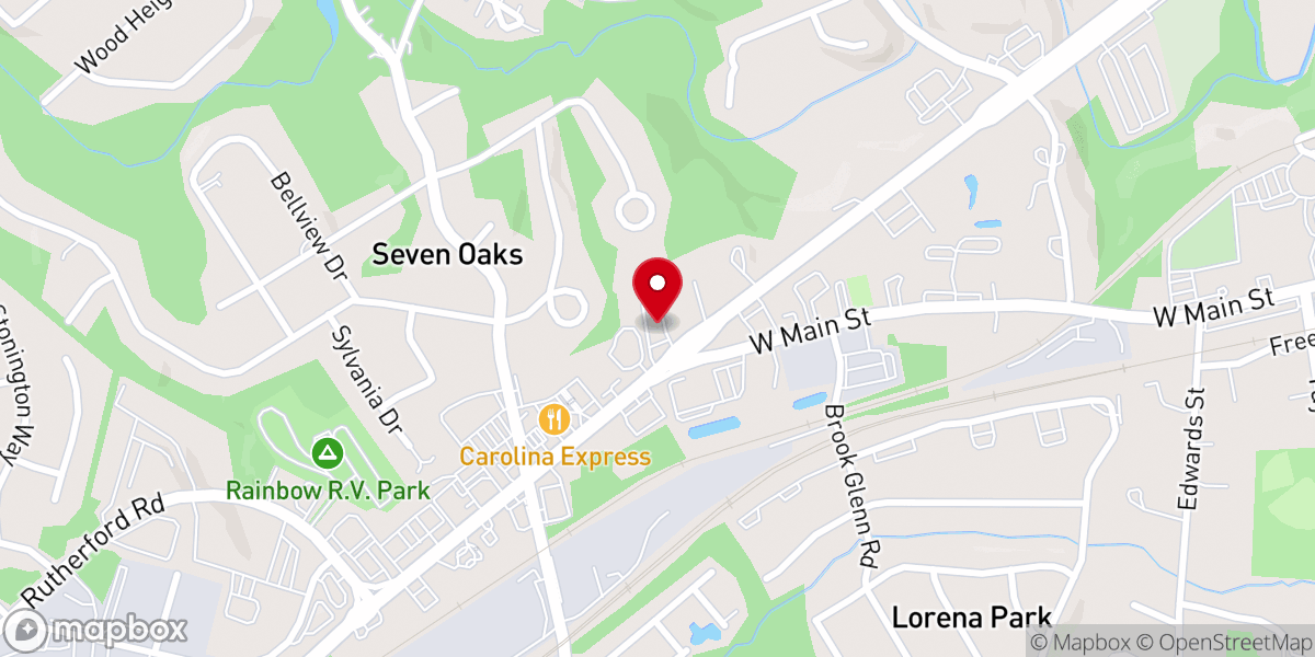 Map showing location of True North Church