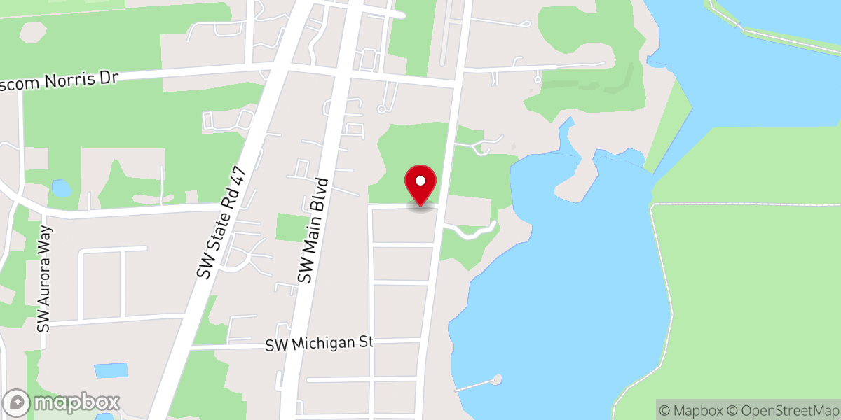 Map showing location of Mustard Tree Ministries Inc