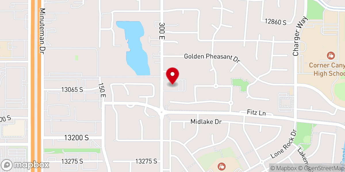 Map showing location of LDS Genesis Group Meetinghouse