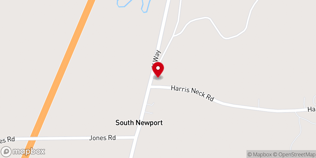 Map showing location of Shorter Chapel AME Church