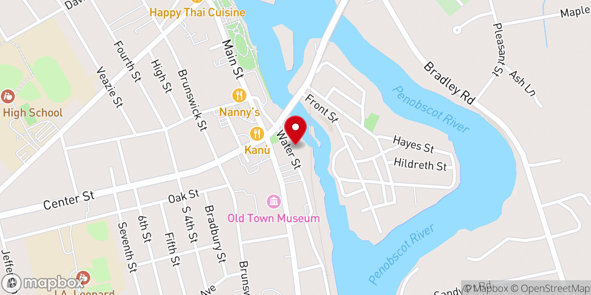 Map showing location of Old Town Christian Fellowship