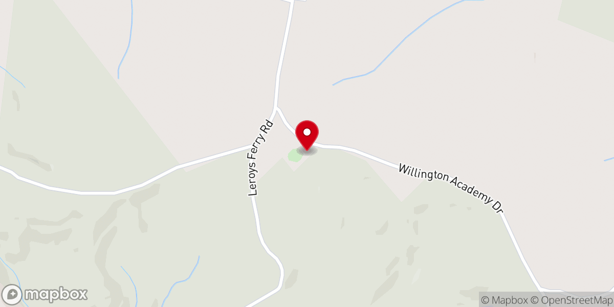 Map showing location of Holy Rock Church