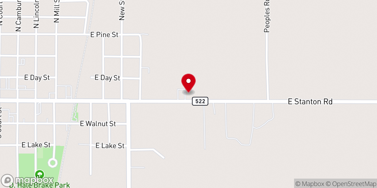 Map showing location of St. Bernadette - St. Margaret Mary Alacoque Parish