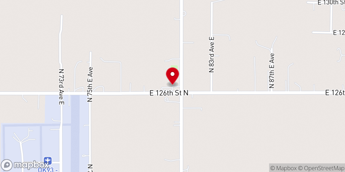 Map showing location of Maranatha Baptist Temple