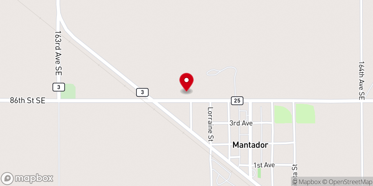 Map showing location of Sts. Peter & Paul Catholic Church