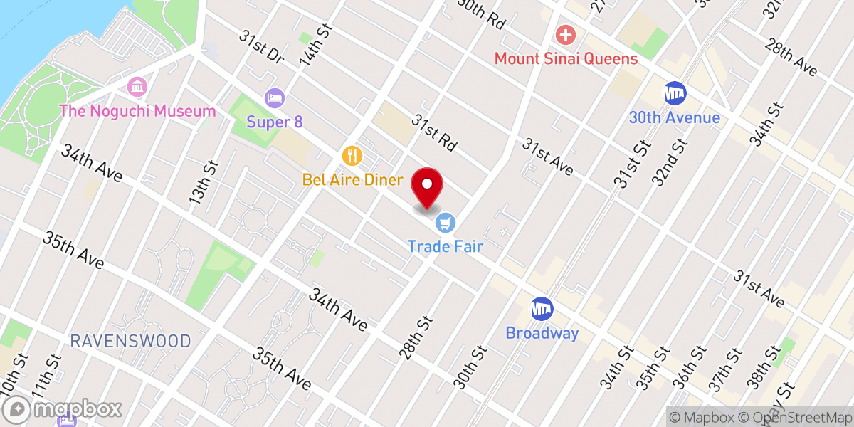 Map showing location of Synergy Fitness Clubs