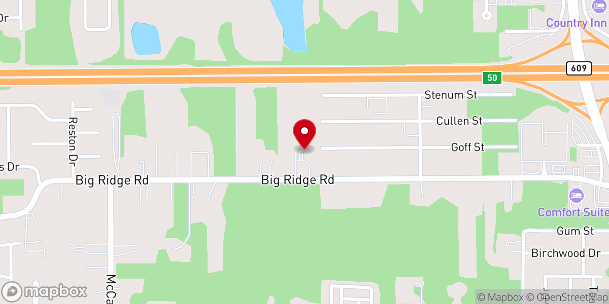 Map showing location of Crossroads Church Of The Nazarene (Biloxi Campus)