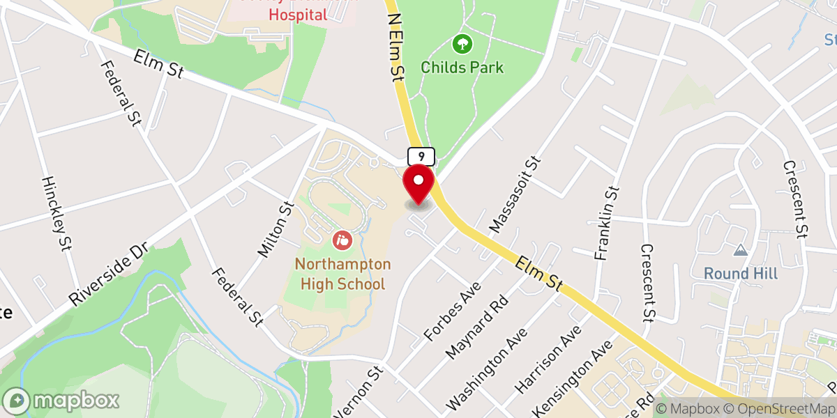 Map showing location of Hope Northampton Seventh-day Adventist Church