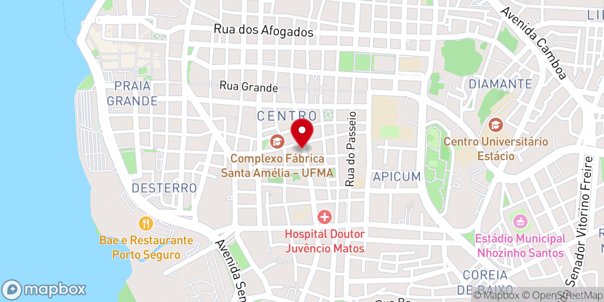 Map showing location of Comunidade Evangélica Pentecostal