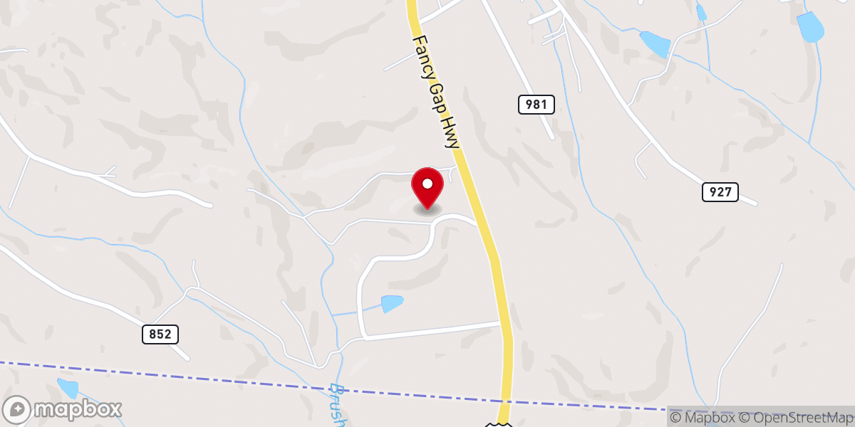 Map showing location of Westview Baptist Church