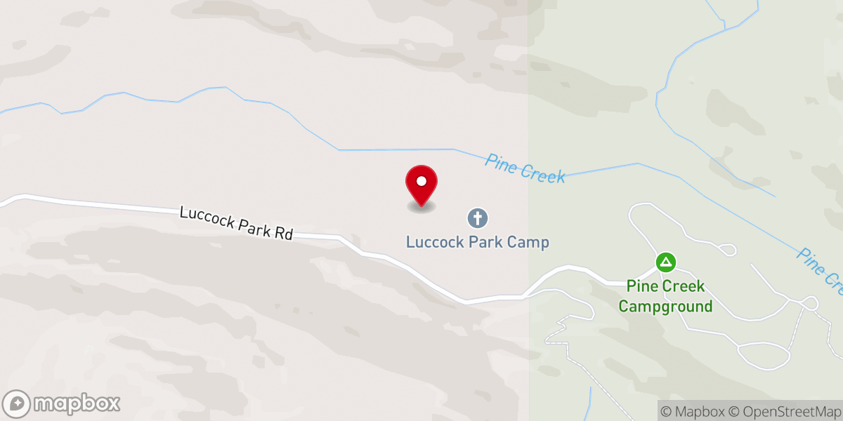 Map showing location of Lillie Dutton Memorial Chapel