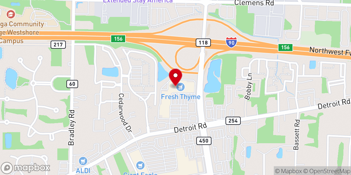 Map showing location of Homesense