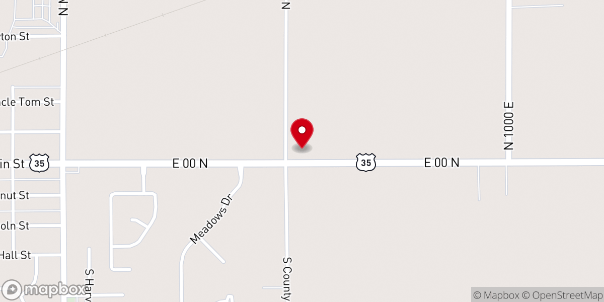 Map showing location of Greater Life Church