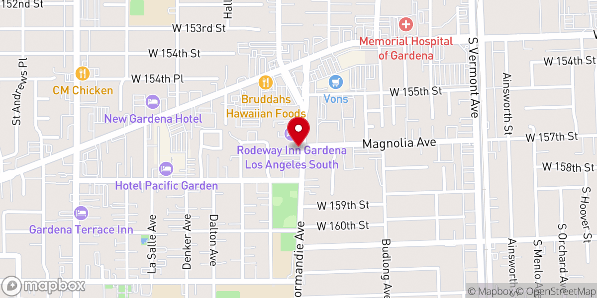 Map showing location of Community Worship Center