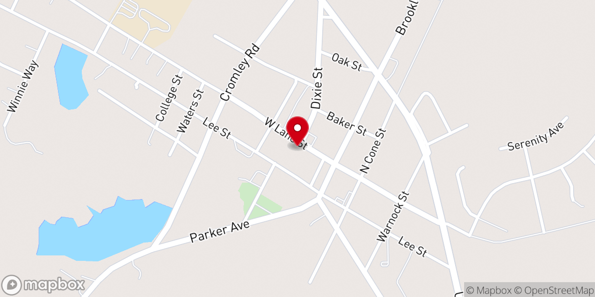Map showing location of John Wesley Center
