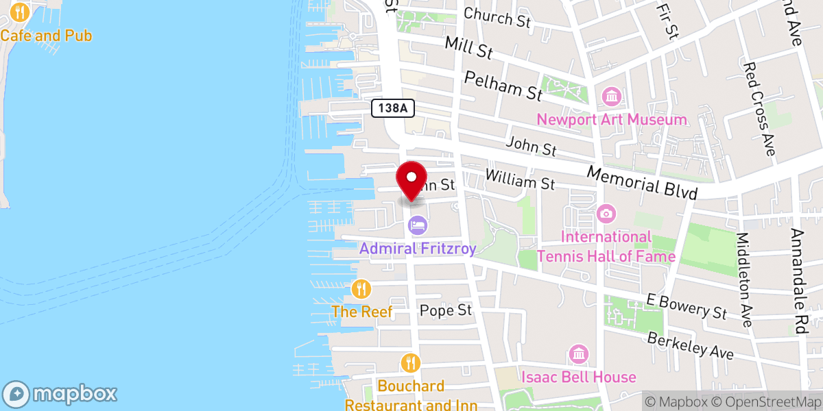 Map showing location of St. Spyridon Greek Orthodox Church
