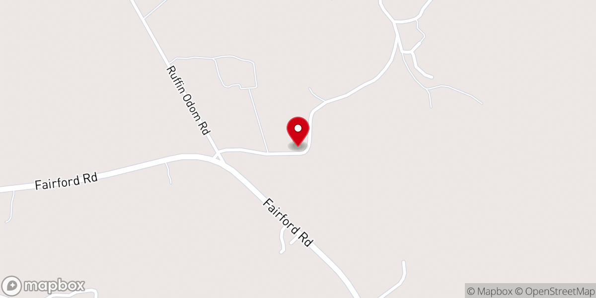 Map showing location of Rivers Baptist Church