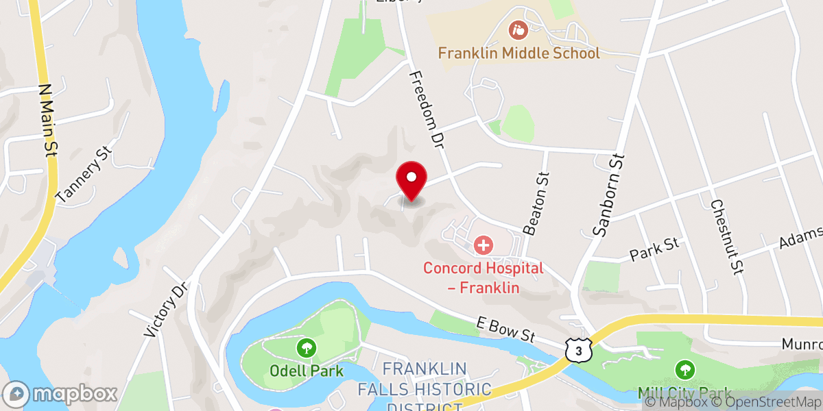 Map showing location of Holy Transfiguration Greek Orthodox Church