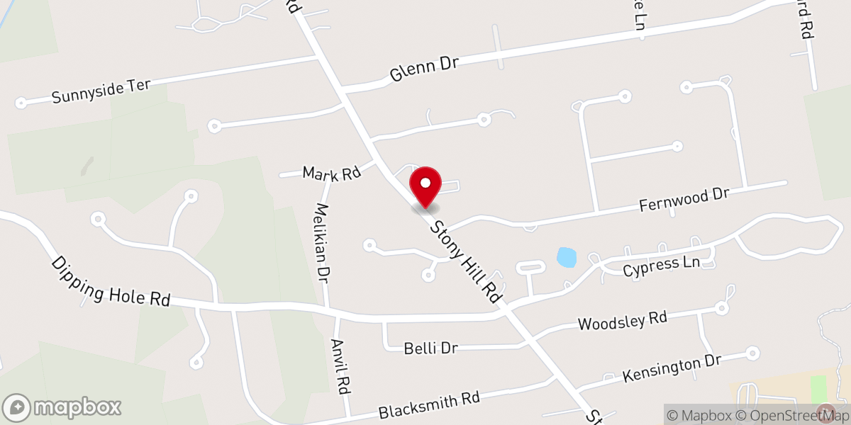 Map showing location of Evangel Assembly of God - Food Distribution Center