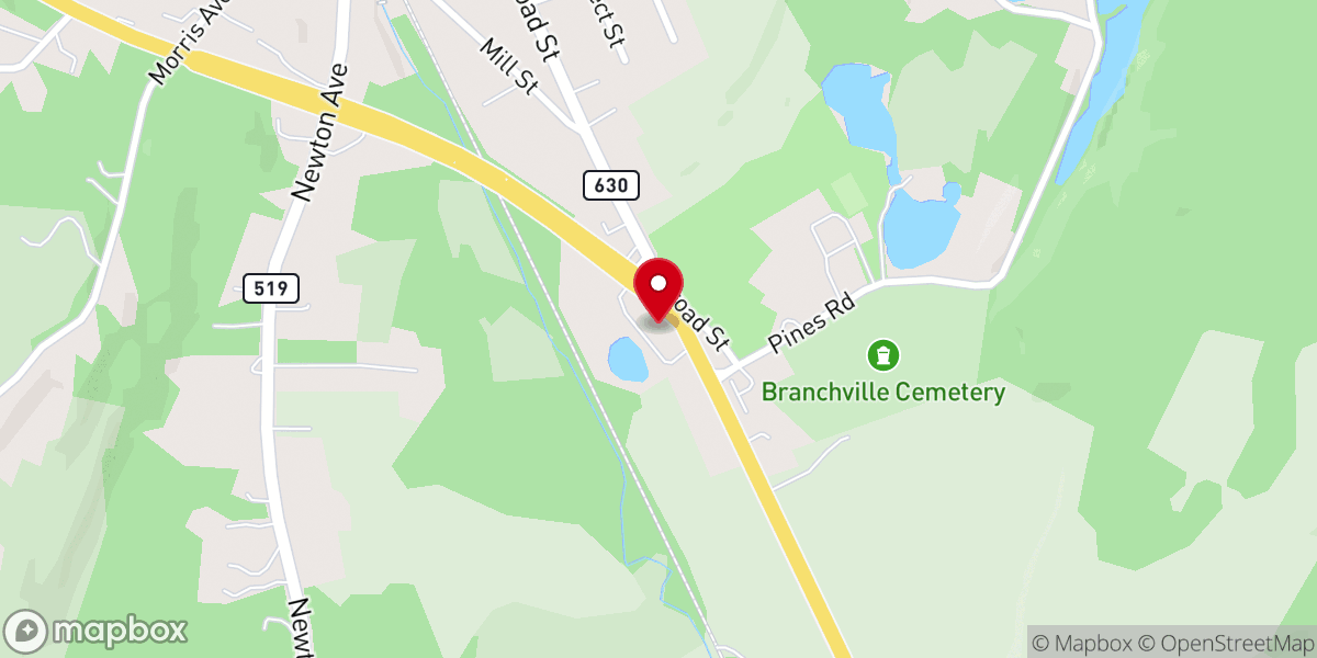 Map showing location of Our Lady Queen of Peace R.C. Church