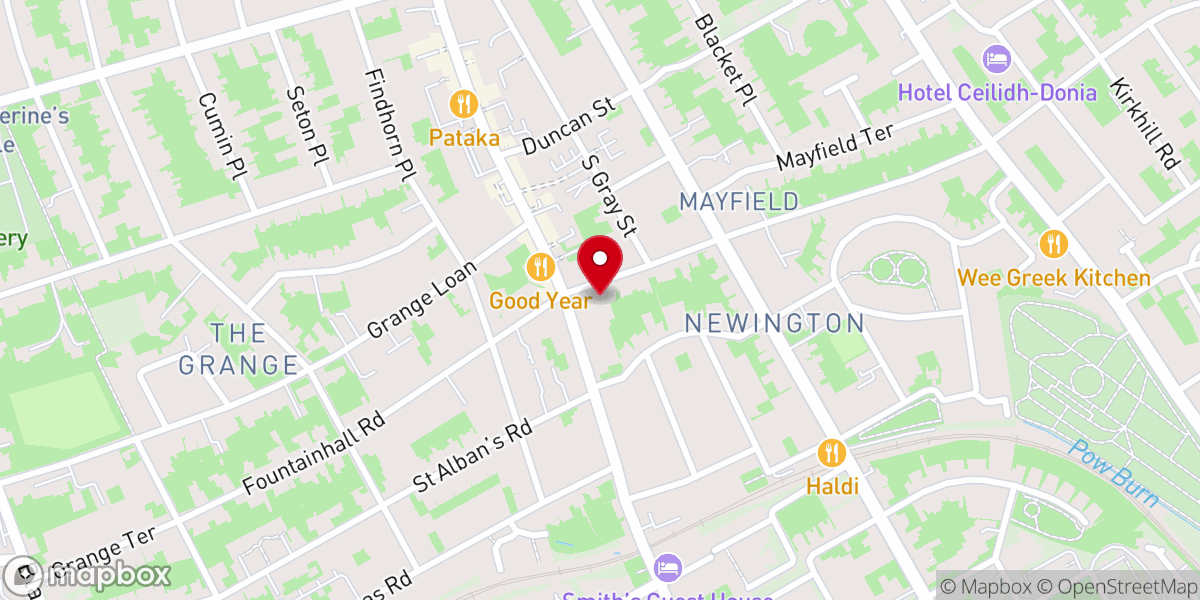 Map showing location of Newington Trinity Parish Church