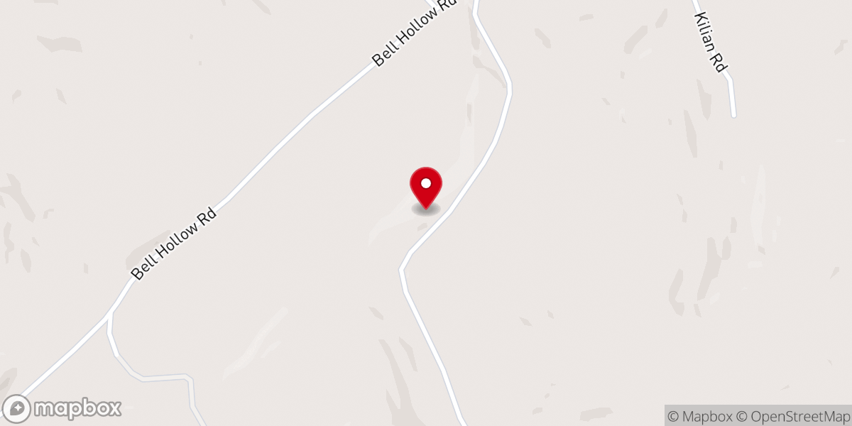 Map showing location of Sweet Home Church of Christ
