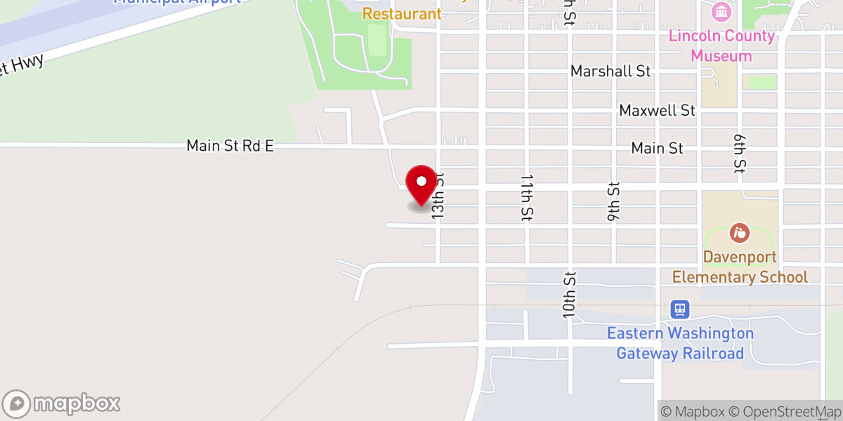 Map showing location of Immaculate Conception Catholic Church