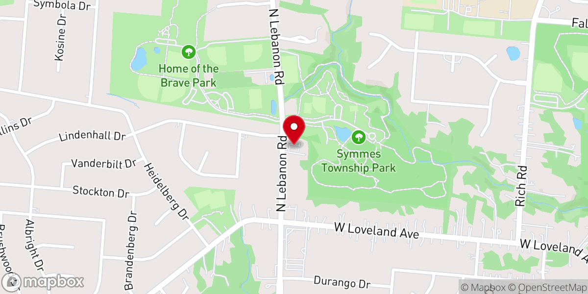 Map showing location of St. George Russian Orthodox Church