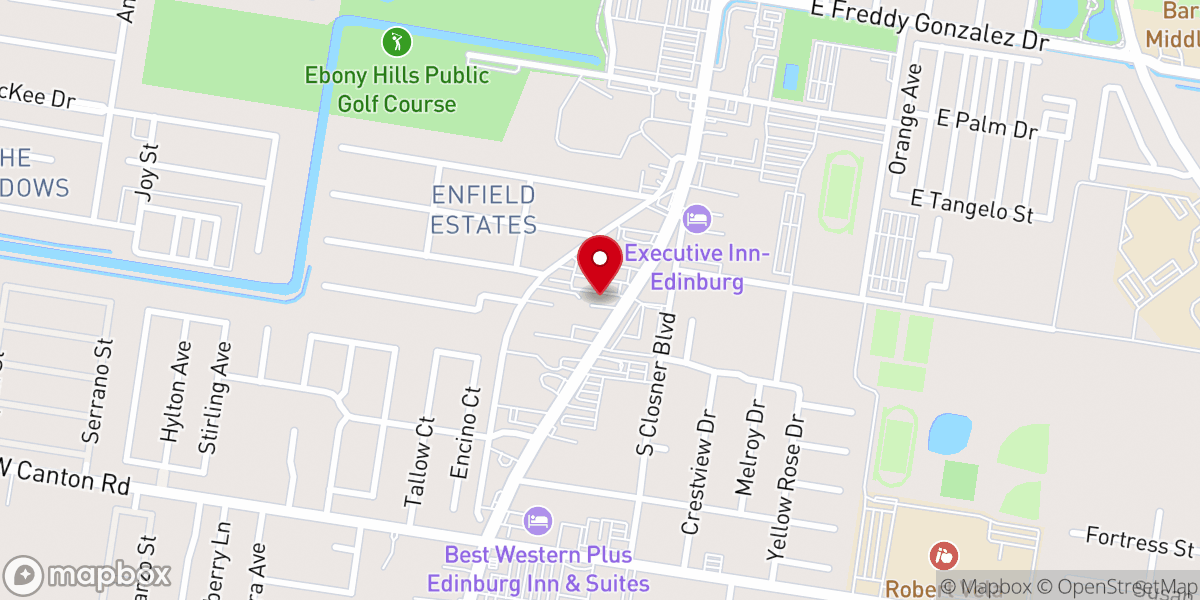Map showing location of Ebenezer Seventh-Day Adventist Church