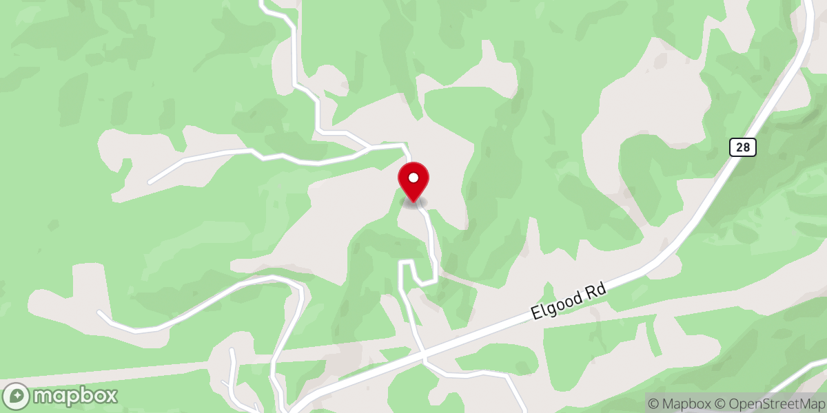 Map showing location of New Zion Church
