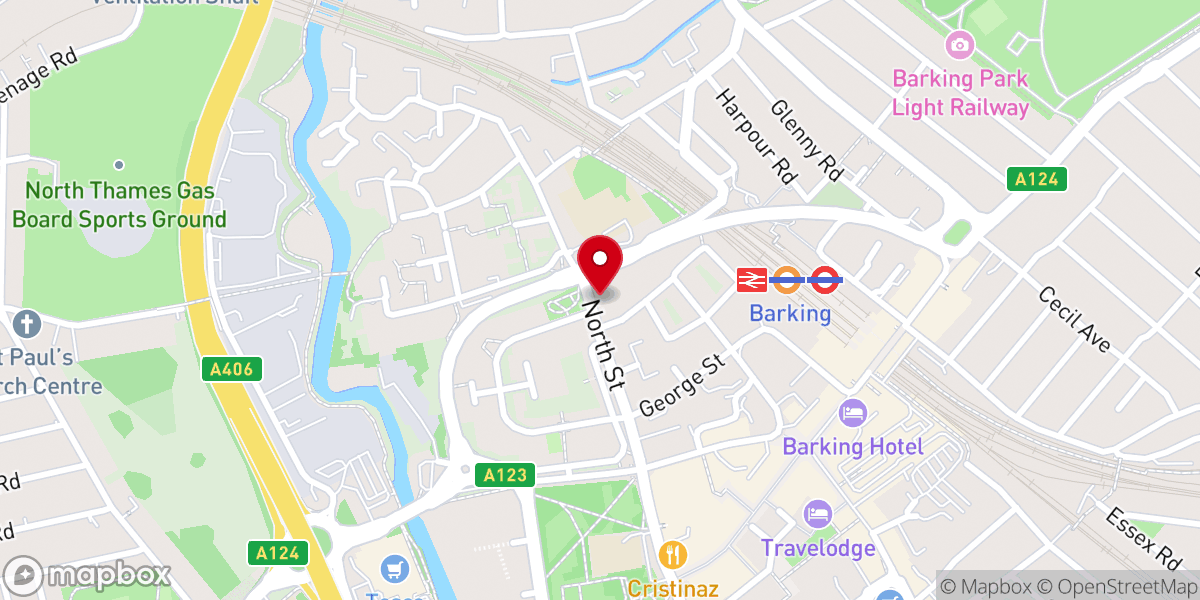 Map showing location of Council of Gurdwaras South East