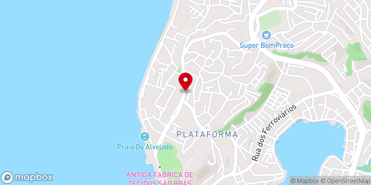 Map showing location of Primeira Igreja Batista em Plataforma