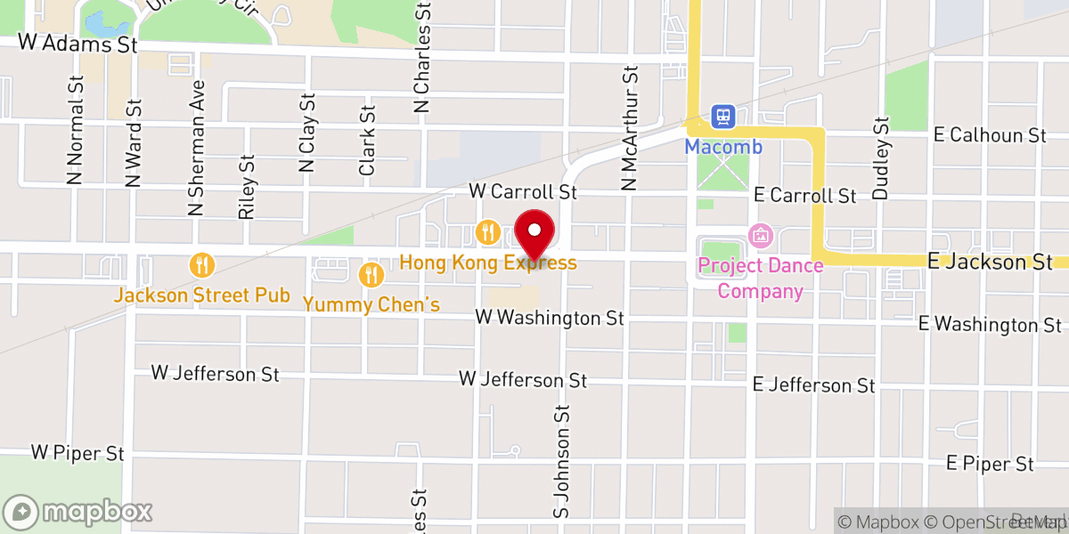 Map showing location of St Paul Catholic Church